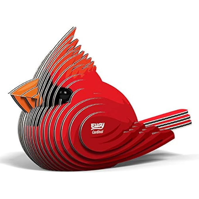 068 CARDINAL ECO-FRIENDLY 3D PAPER PUZZLE [NEW SEAL] - Image 1
